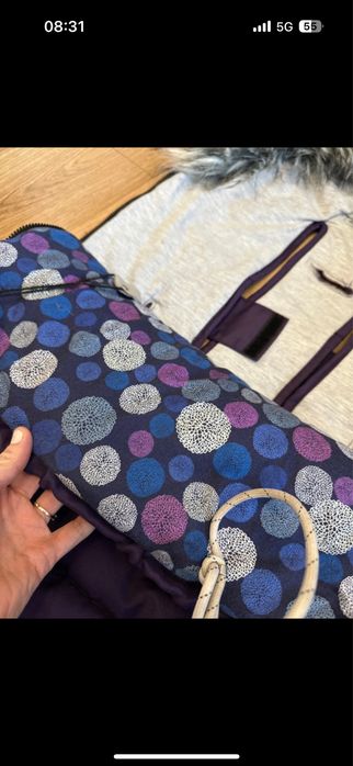 Śpiwór do wózka plus mufka beztroska