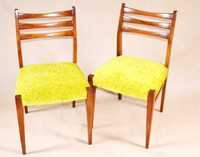 Krzesła danish modern lata 60-te po renowacji