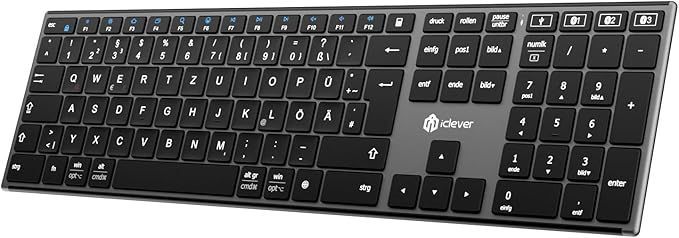 Klawiatura Bezprzewodowa iClever DK06 Bluetooth iOS Android Windows