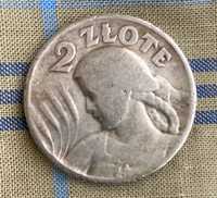 2 zł 1925 z kropką, srebro oryginał 
320 zł