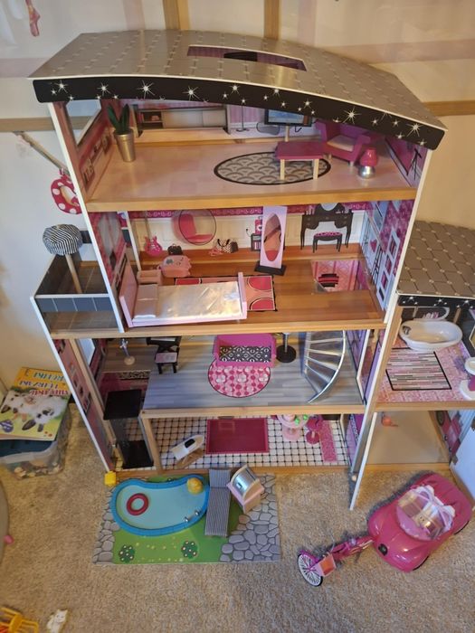 Domek dla lalek kidcraft DUŻY