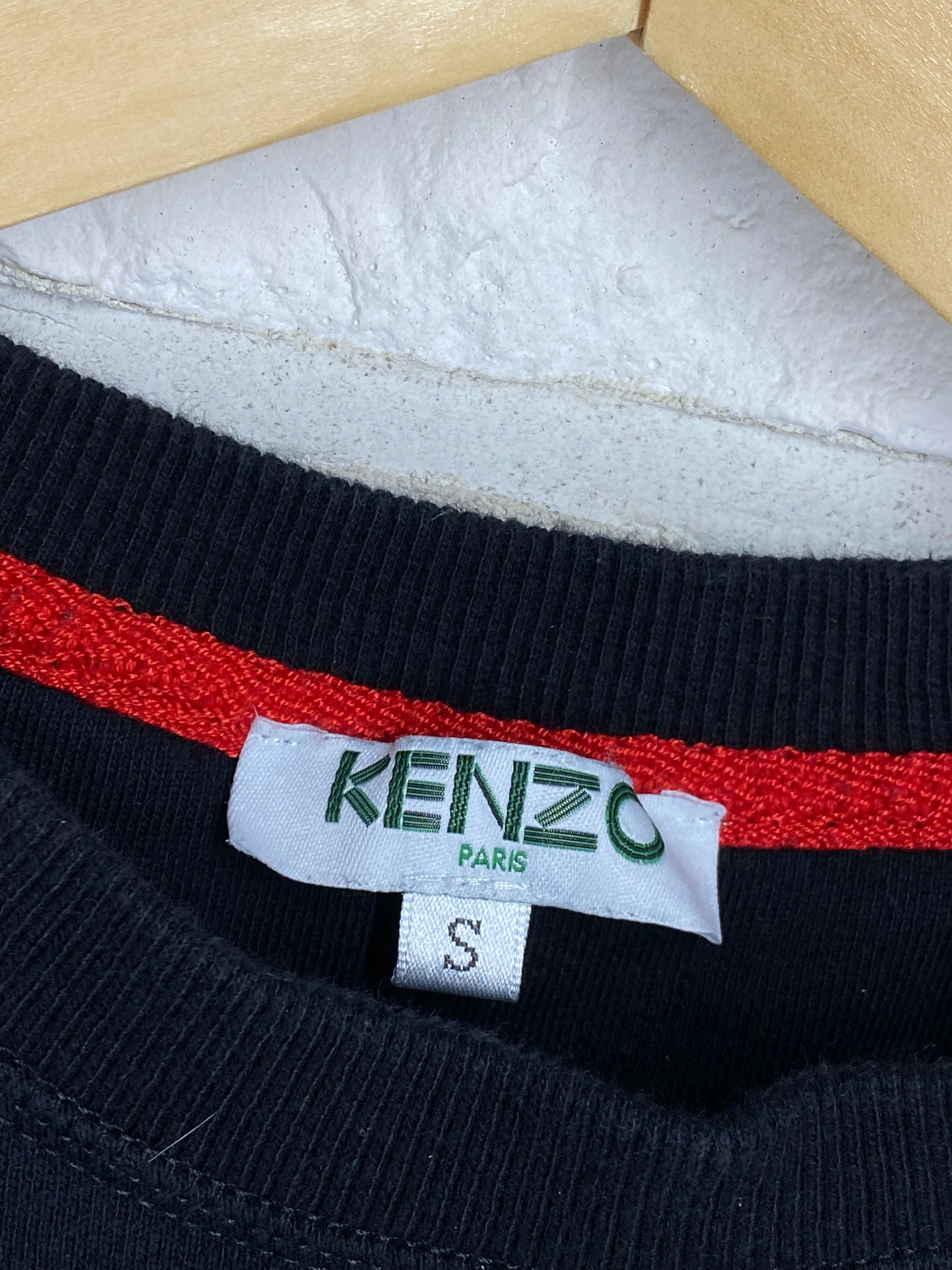 Bluza bez kaptura kenzo; crewneck haft