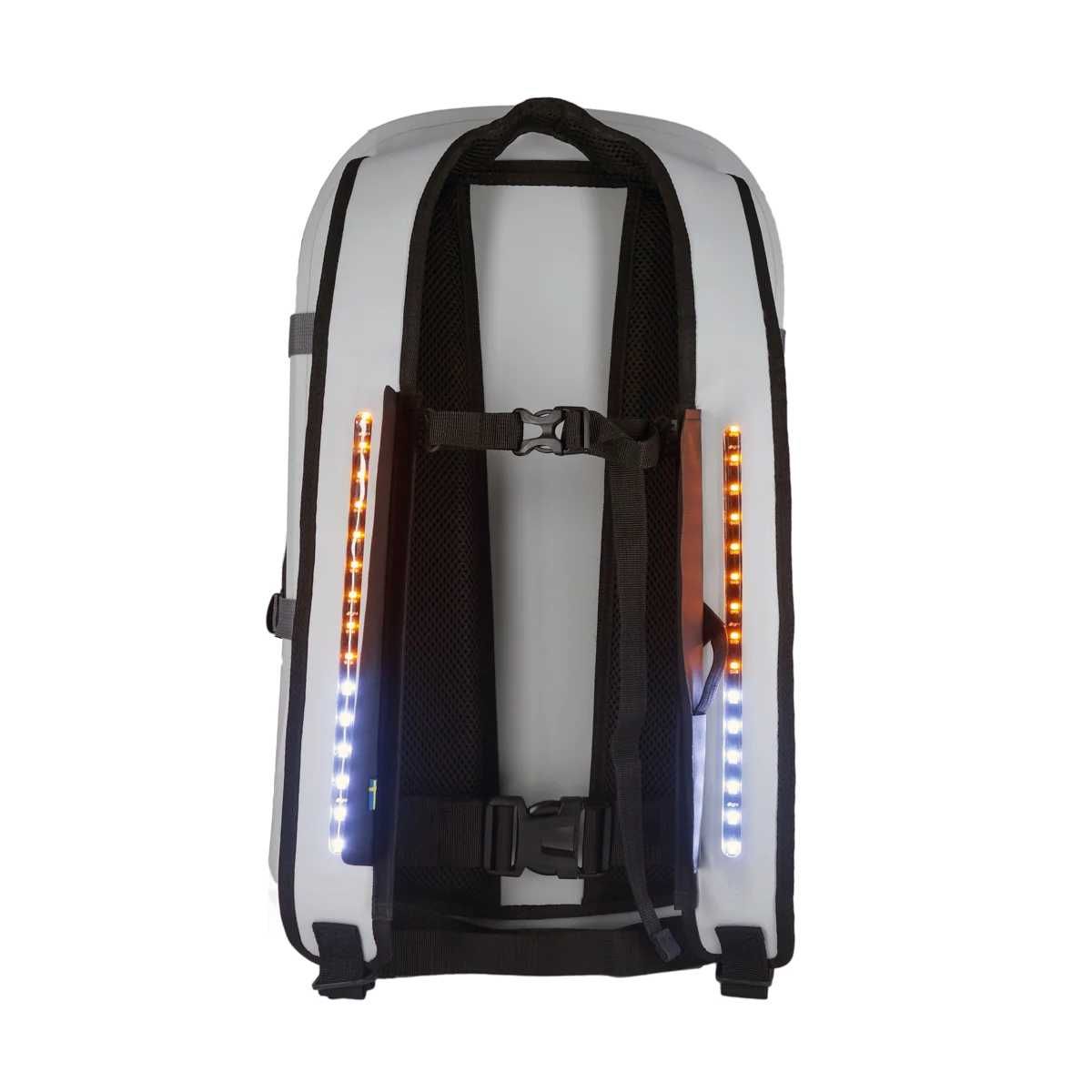 Wodoodporny Plecak 30L Illumine Ze Światłami LED Szary