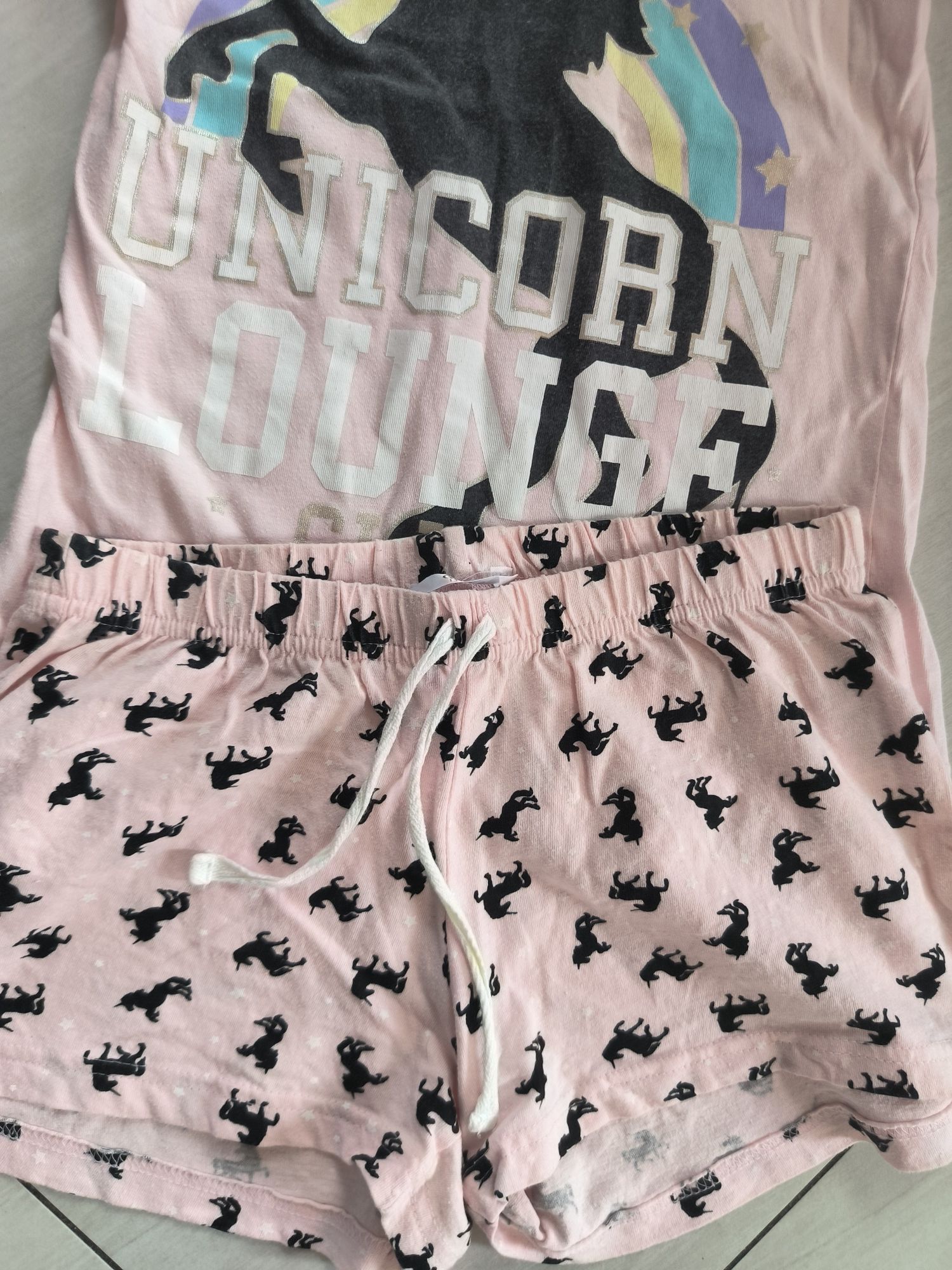 Piżama letnia Unicorn rozm. 134/140
