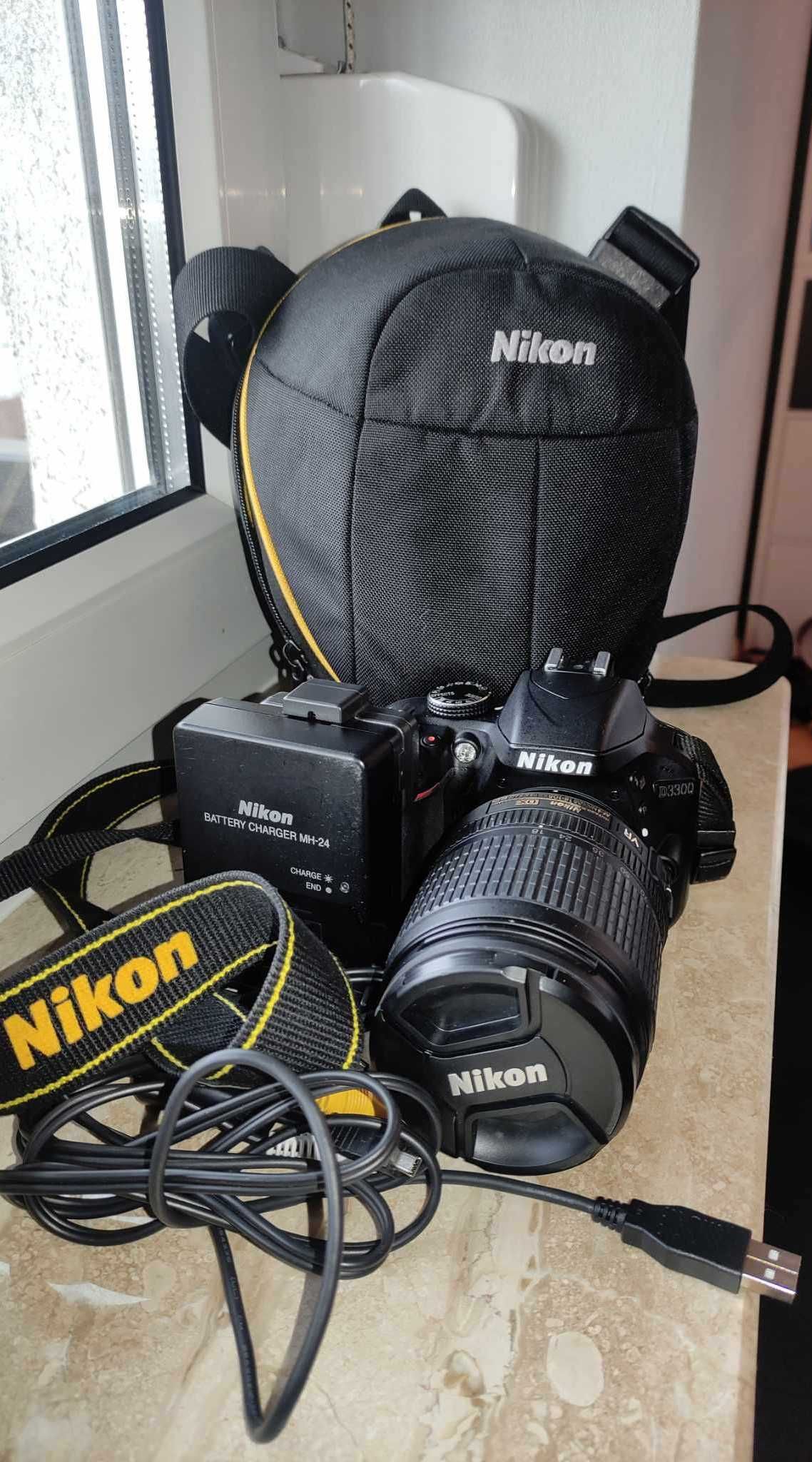 Nikon D3300+Obiektyw 18-105mm OKAZJA BARDZO NISKI PRZEBIEG