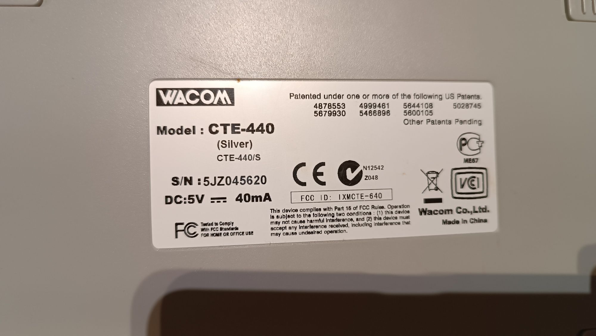 Tablet graficzny WACOM CTE-440