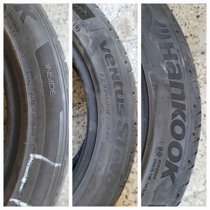 Opony letnie Hankook ventus s1 evo2 225/50 r17 94Y 2019r 4 szt
