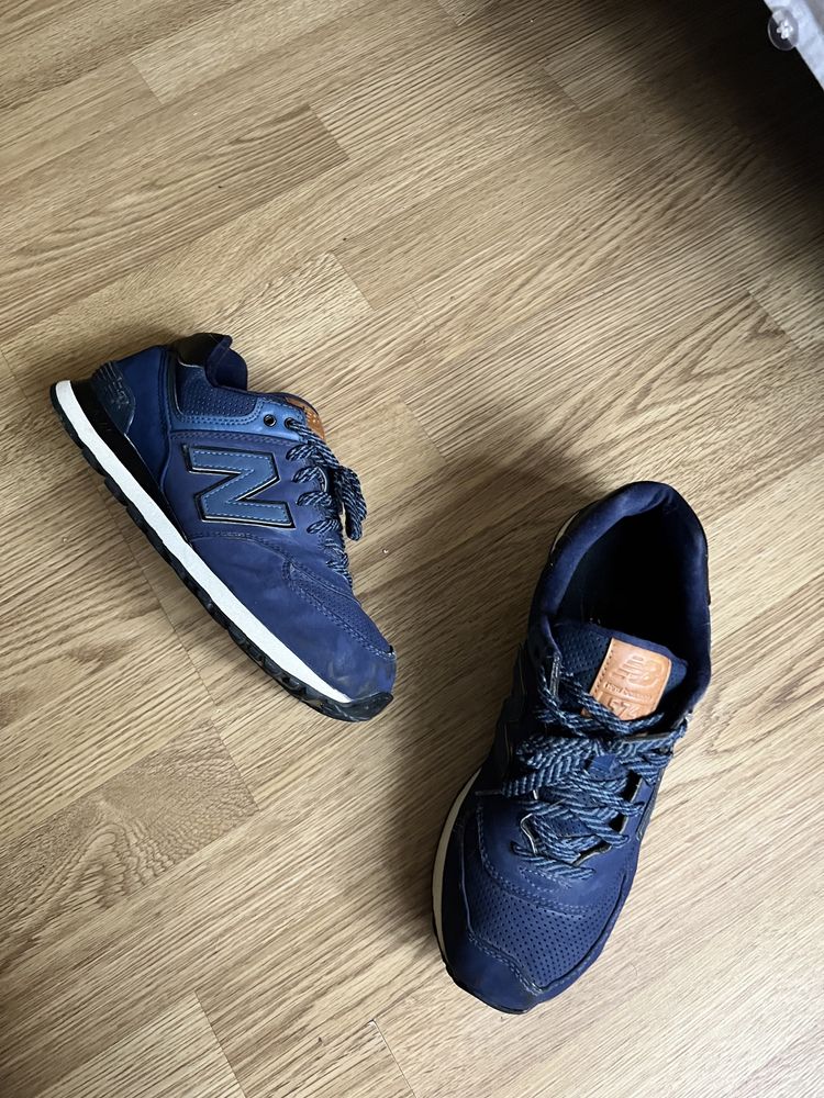 Кроссовки кожа new balance 574 оригинал размер 42 27 см