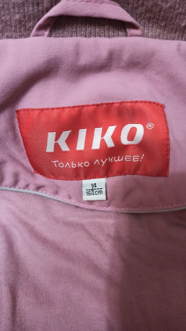 Демисезонная удлиненная куртка на девочку Kiko