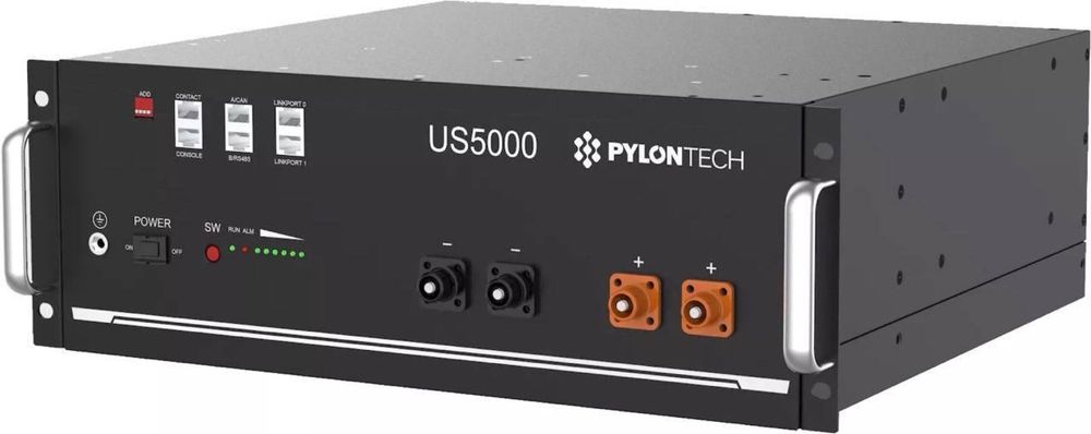 Акумуляторна батарея, аккумулятор Pylontech US5000 48В 100A, 5 кВт*год