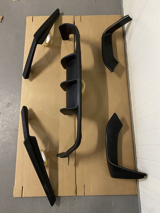 LIP SPOILER SPLITTERS DIFUSOR ABA PALA Avental LÁBIO M3 M4 F80 F82 F83 M PERFORMANCE AC SHENITZER NOVO