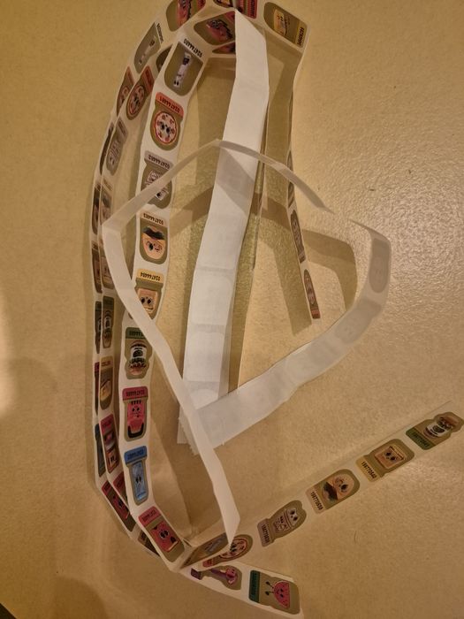 75 szt. Naklejki Gang biedroniaków, naklejki z biedronki