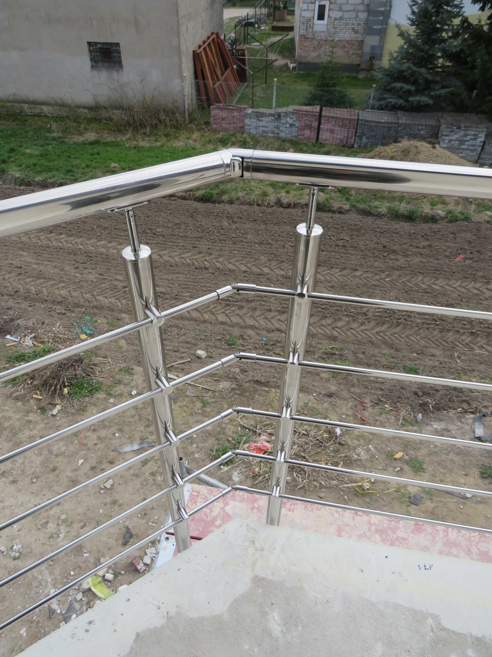 balustrady nierdzewne aluminiowe schodowe  szklane bramy ogrodzenia