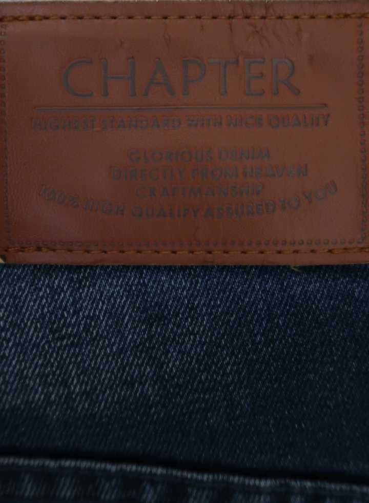 Chapter jeansy męskie długie spodnie Rozmiar 34/32 L premium granatowe
