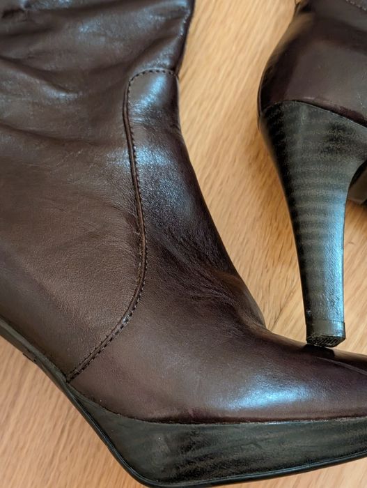 Botas italianas tamanho premium e sapato hera