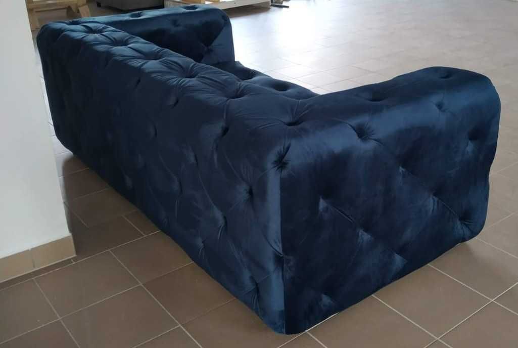 NOWA Pikowana Sofa Chesterfield 220cm x 110cm