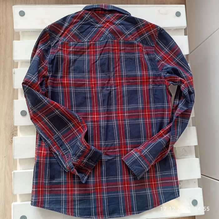 Koszula casuslowa w kratę Oklahoma Jeans rozmiar S