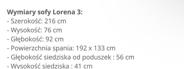 Sofa z funkcją spania Alwes