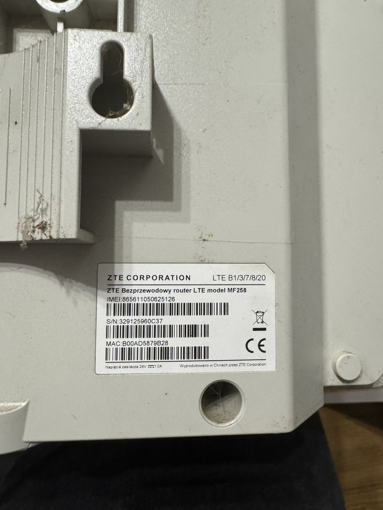 ZTE Bezprewodowy router LTE model MF258