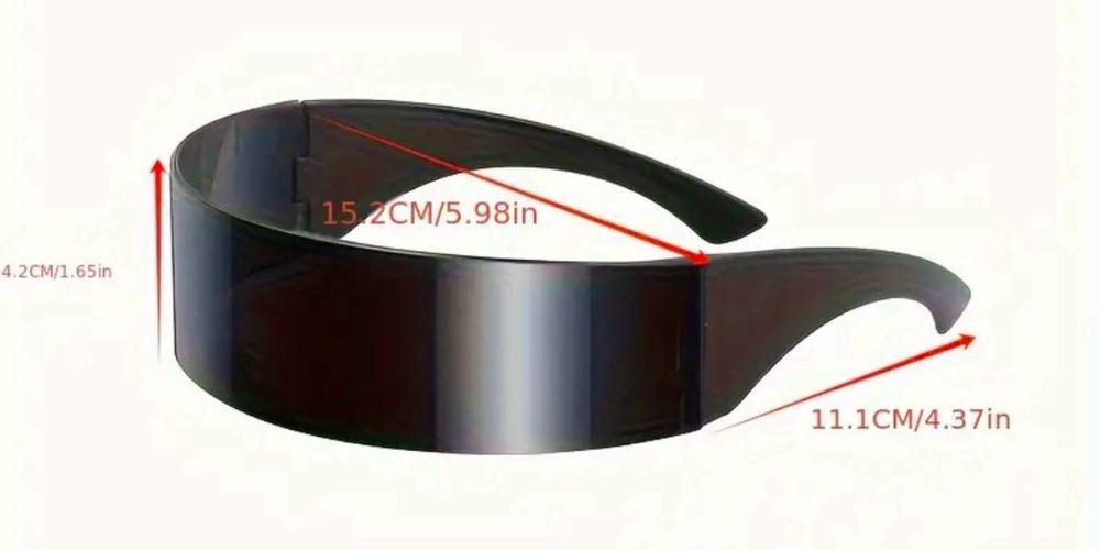 Okulary w stylu cyberpunk na imprezę