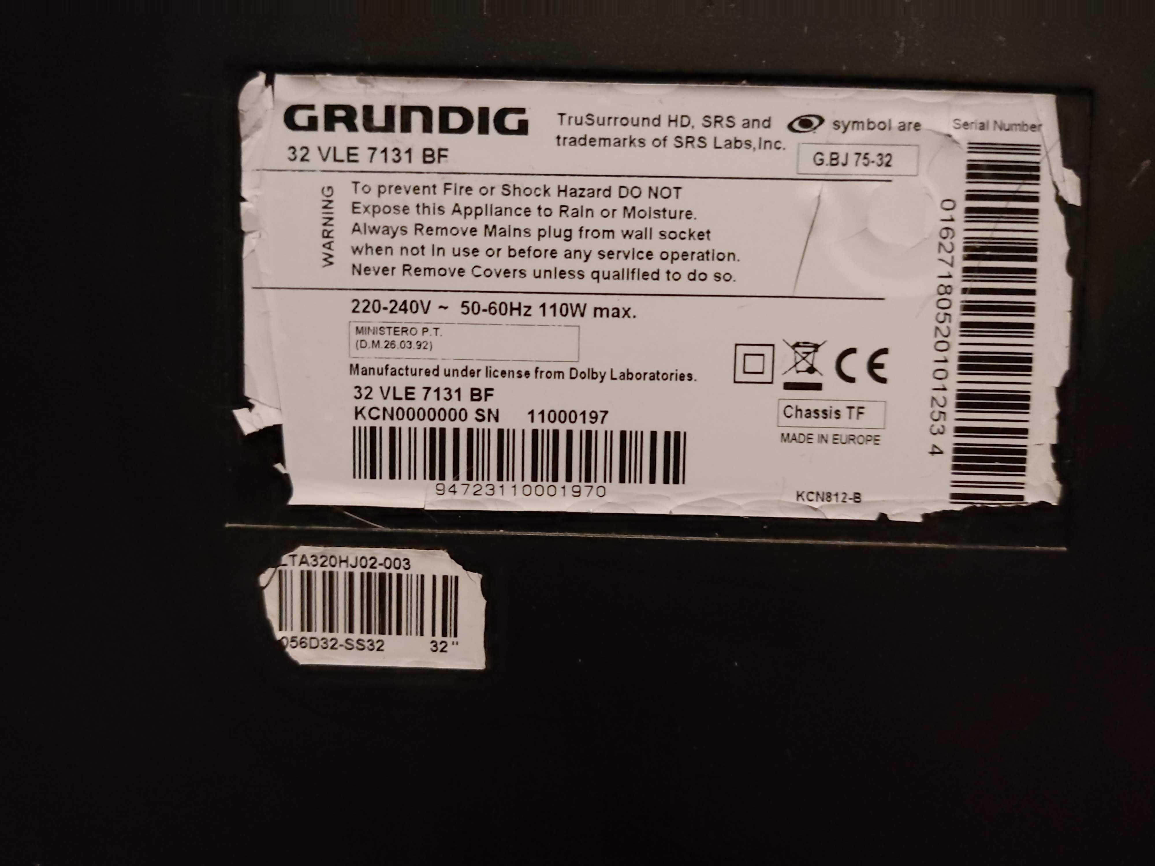 Telewizor Grundig 32 cale VLE 7131 BF