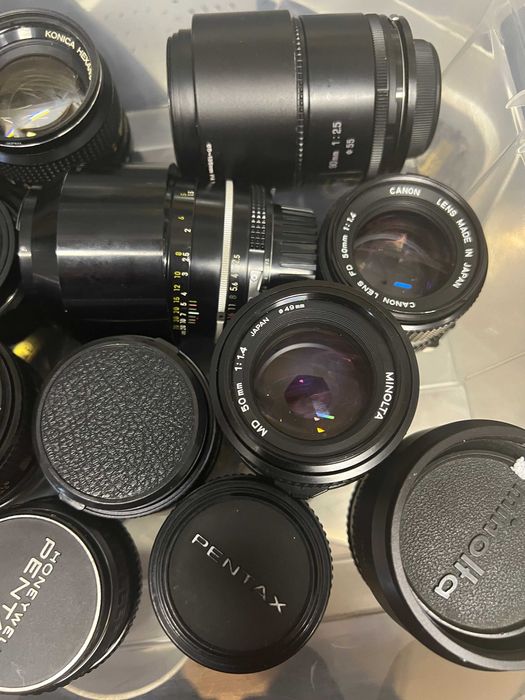 Об'єктиви світосильні Takumar Pentax Vivitar Canon Pentax Carl Zeiss