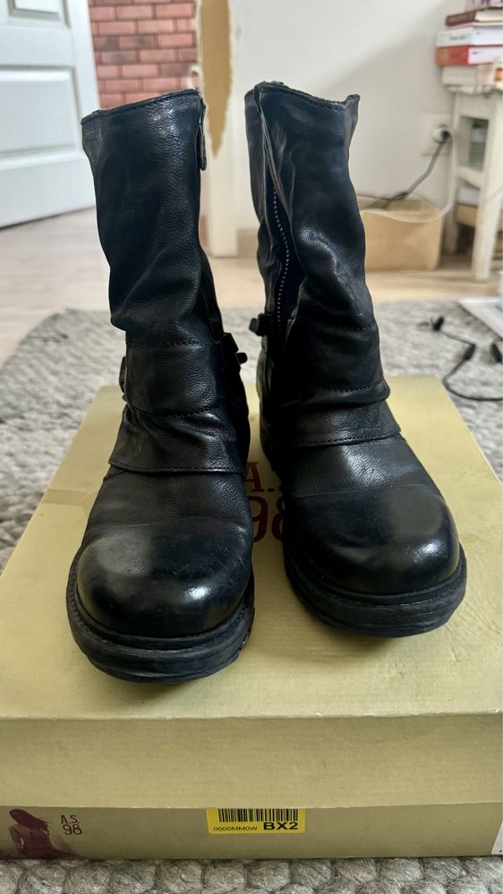 Buty w typie Biker Boots marki A.S.98 JAK NOWE