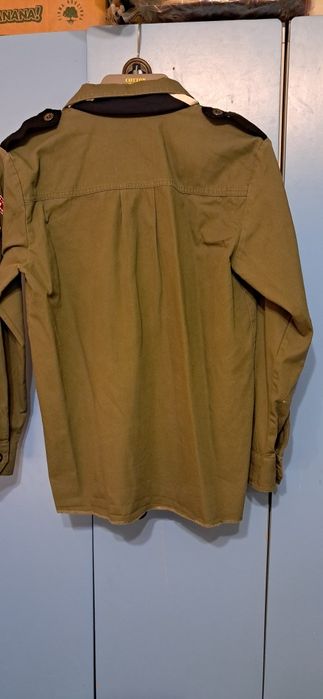 Koszula,spodnie,pas,rogatywka i chusta. Zestaw ZHP