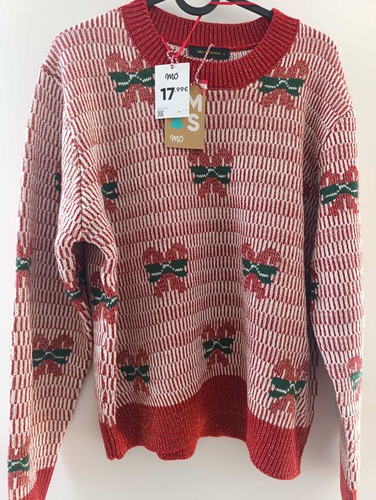 Camisola laços de Natal