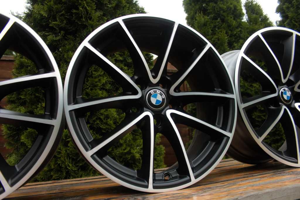 5x112 17 cali BMW X1 X2 1 czarne + CNC jak nowe
