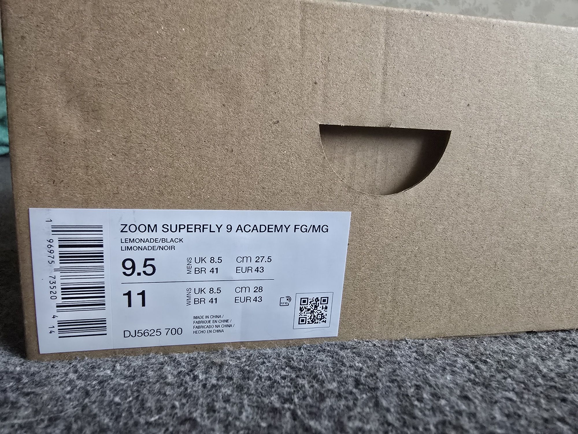 Бутси Nike Mercurial Zoom Superfly 9 Academy