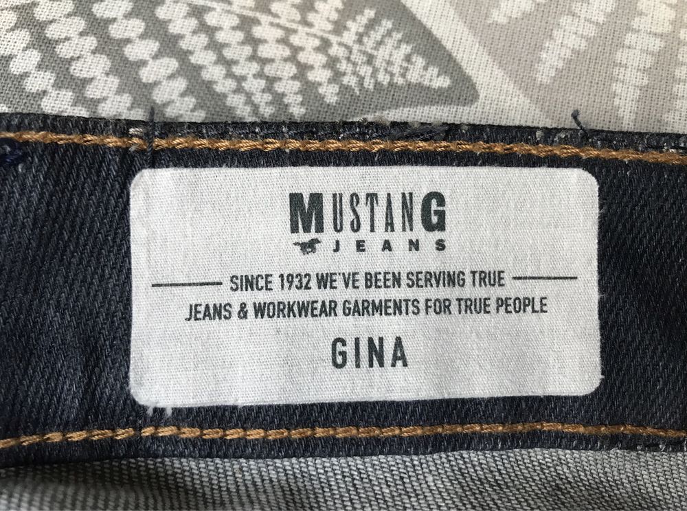 Jeansy Mustang biodrówki szeroka nogawka NOWE!