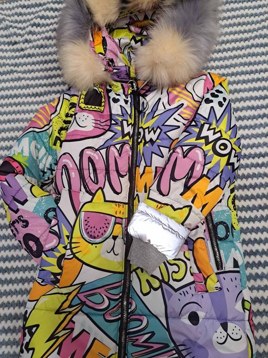 Дитяче пальто зимове 146 ріст