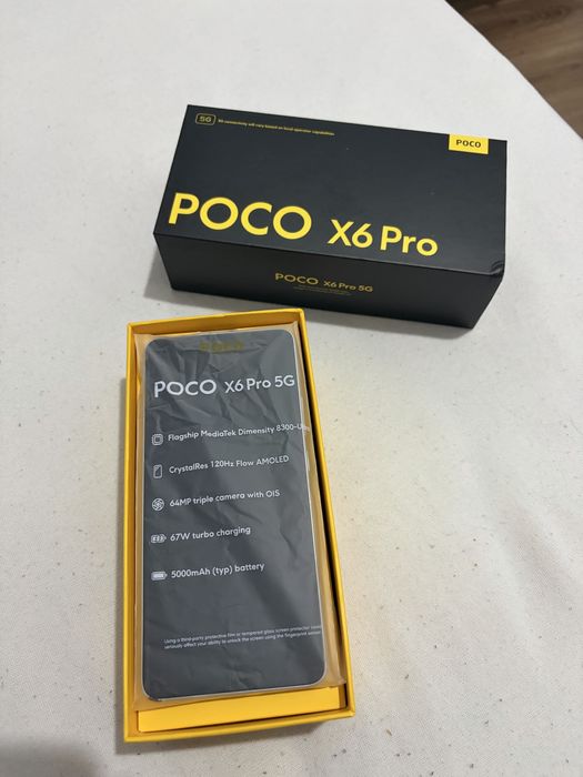 POCO X6 pro 256gb muito bom estado com ecra em estado exelente