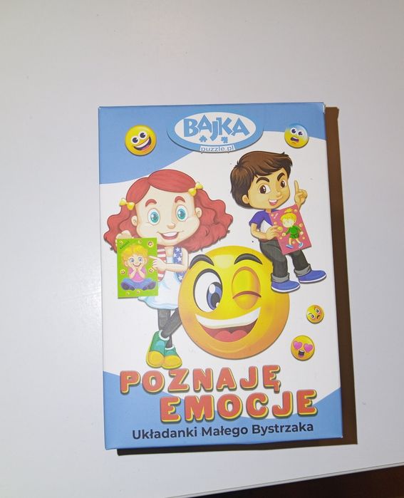 puzzle edukacyjne dla dzieci o nazwie "Poznaję emocje"