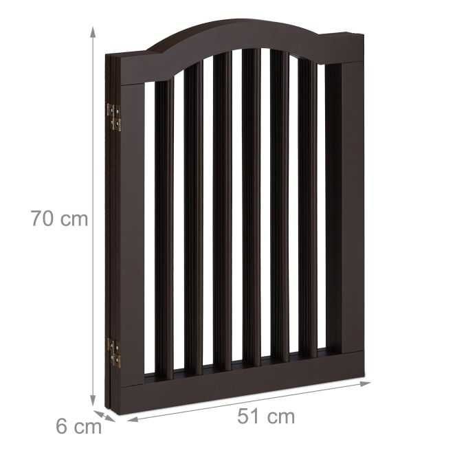 Nowa Barierka Ochronna Brązowa 70cm Wysokości