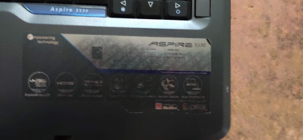 Acer aspire 5530