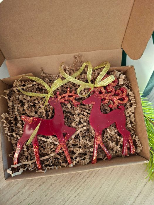 Najpiękniejsze świąteczne ozdoby Renifery 2szt