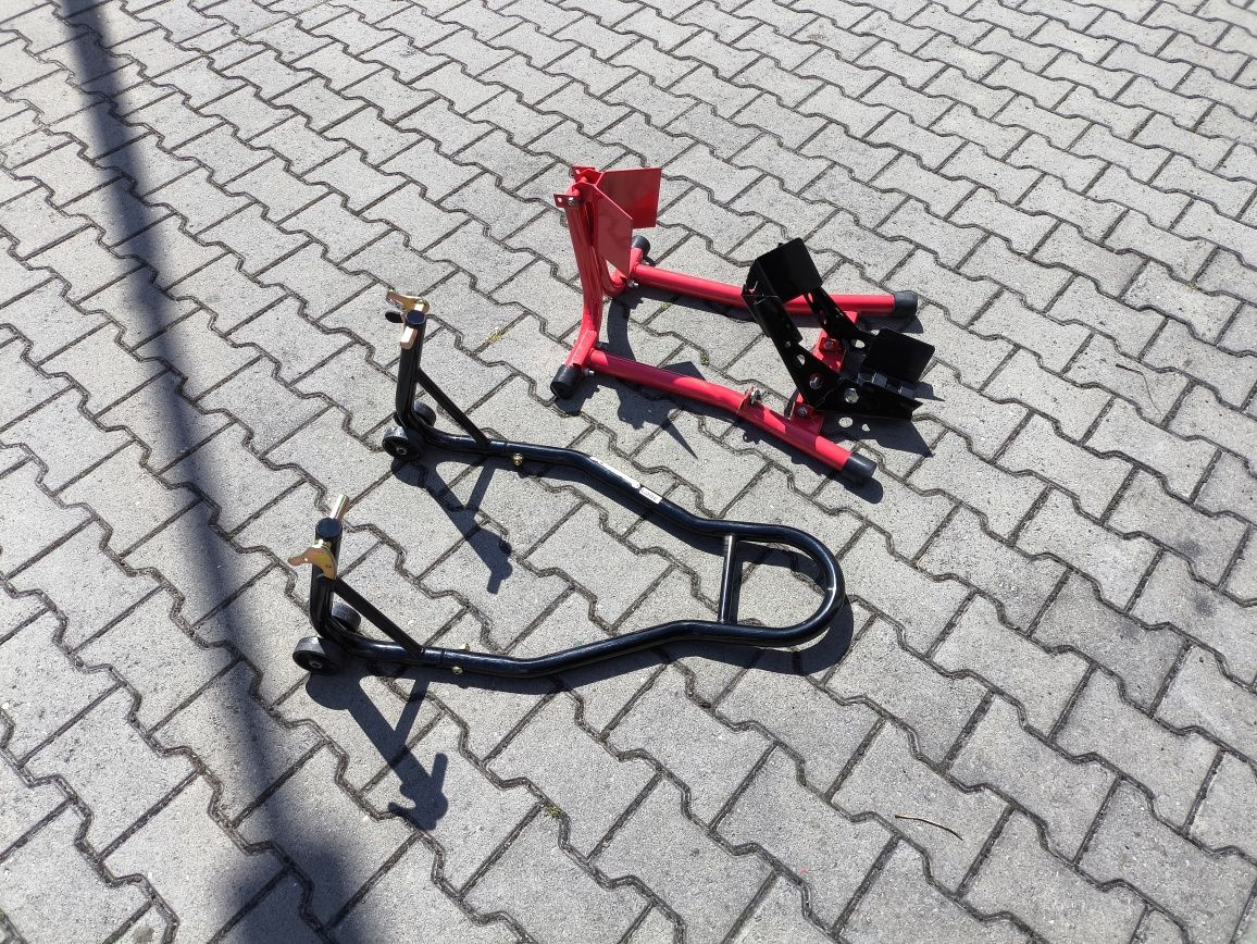 Stojak + podnośnik motocyklowy 2 w cenie 1