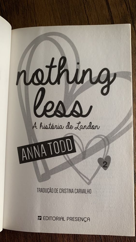 Livro Nothing Loss de Anna Todd