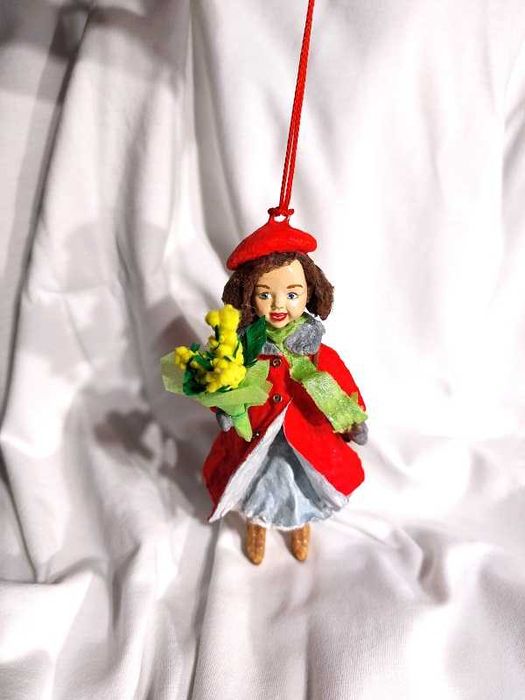 boneca de natal colecionável