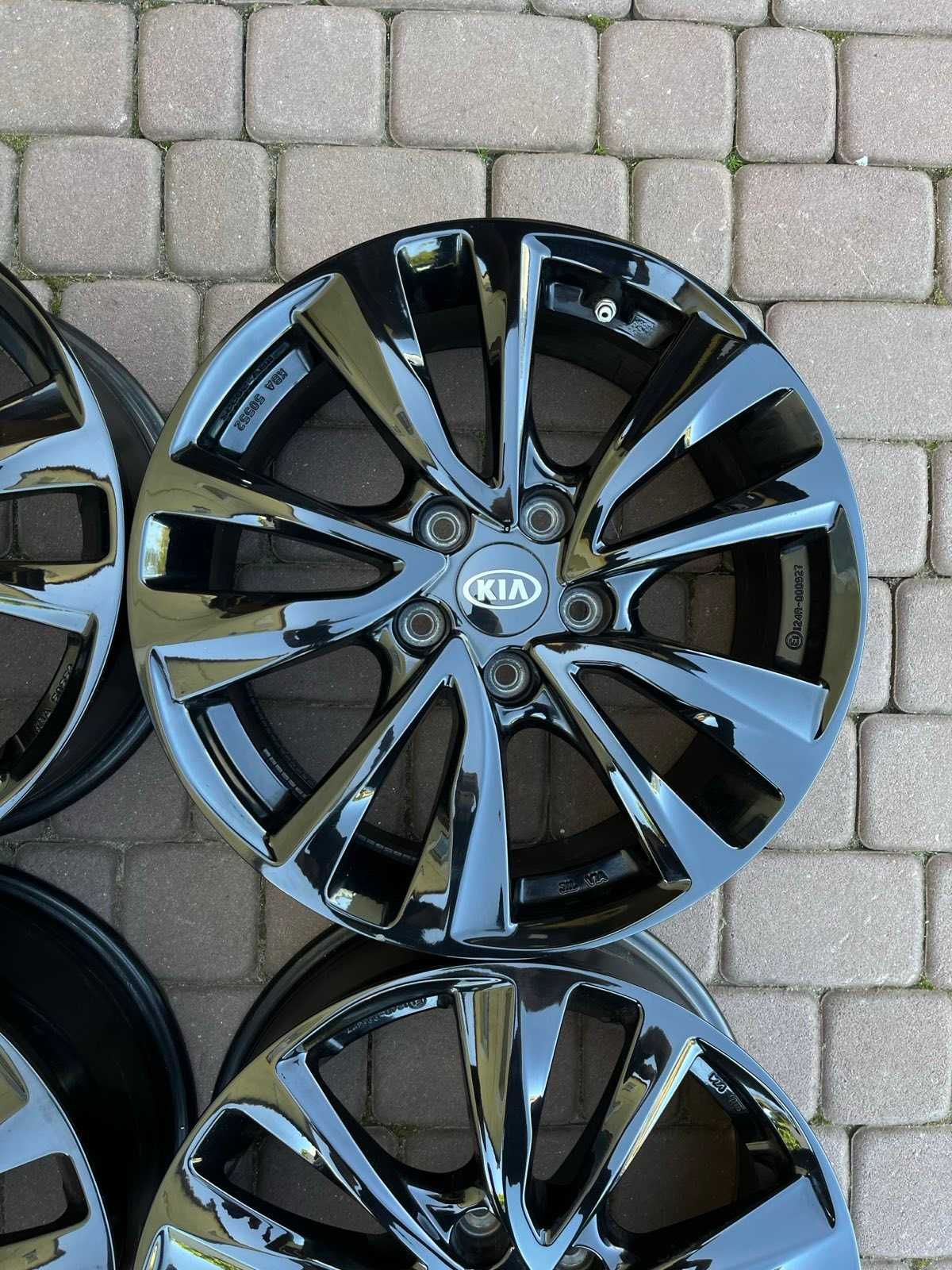 Alufelgi Kia 5x114,3 17 cali Czujniki X-Ceed Sportage Sorento Czarne