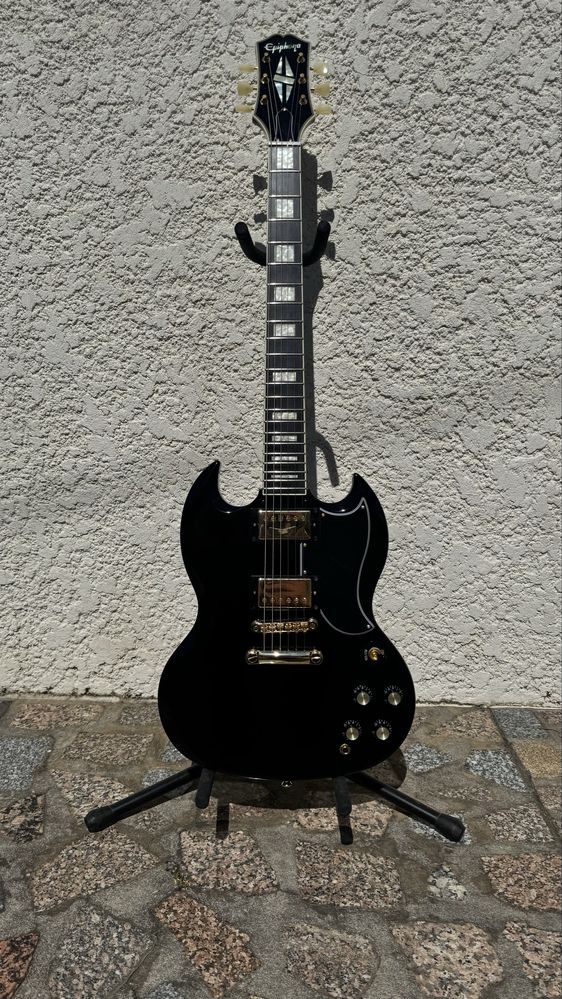 Epiphone SG Custom Ebony + Softcase Epiphone
