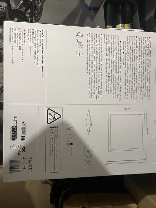 Panel LEd 1200 IM 4000K 45 x 45