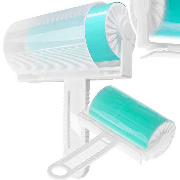 Silikonowy żelowy wałek rolka do czyszczenia usuwa sierść psa kota