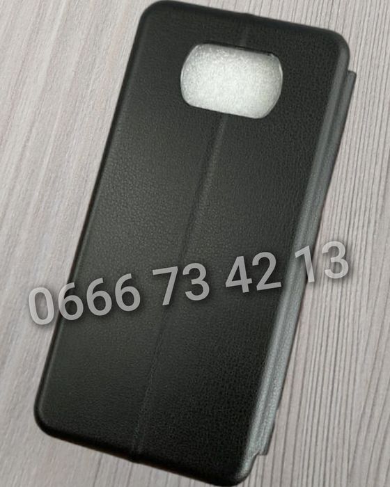 Чохол книжка на Xiaomi Poco X3 NFC Pro чохол книжка шкіряний під карту