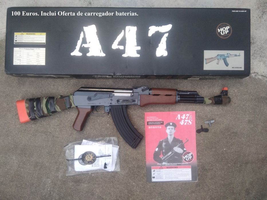 AIRSOFT - Metralhadora CYNA A47