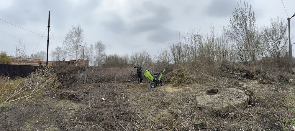 Оранка мотоблоком, покос трави, вивіз сміття, спил дерев