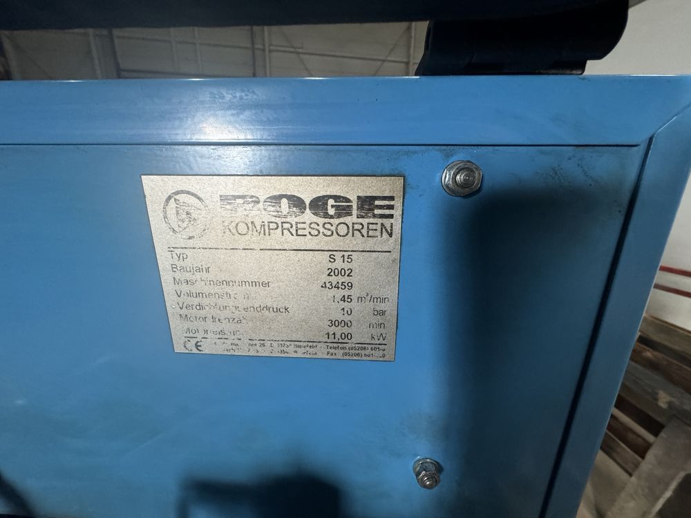 Sprężarka śrubowa BOGE S15