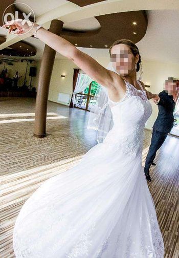 CONSTANZA piękna suknia Ślubna z salonu MS MODA + welon gratis!